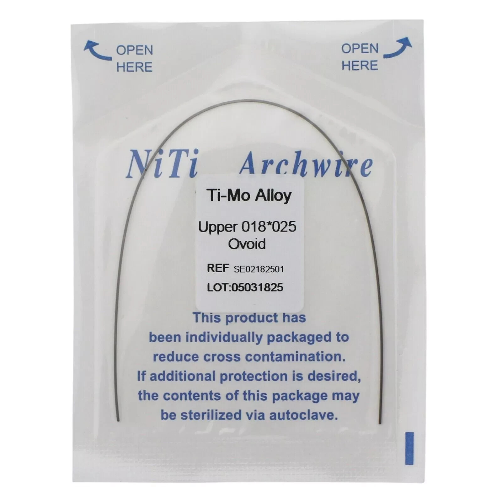 Dental Orthodontic Round/Rectangular TMA Titanium Alloy Arch Wire Upper/Lower