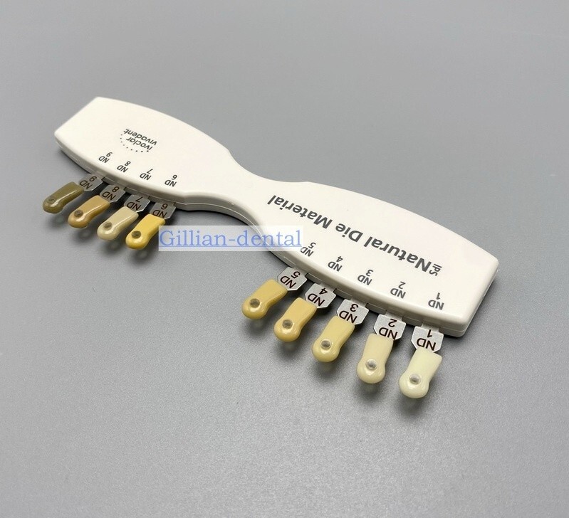 1X Dental IPS Natural Die Material Shade Guide Ivoclar Vivadent ND1-9 Abutment