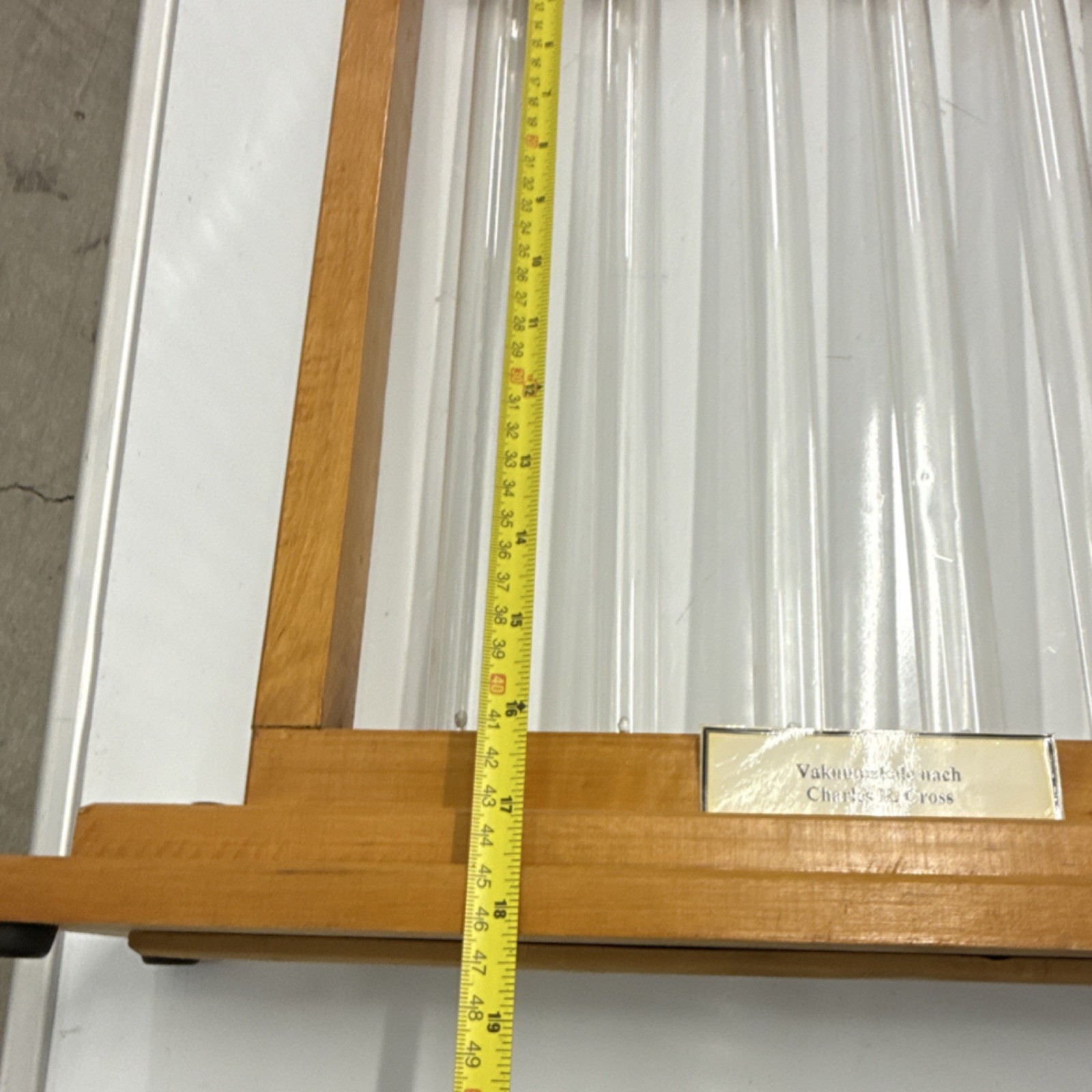 Narva Vacuum Scale Glass Test Tubes Set with Cork for Biological & Medical Lab