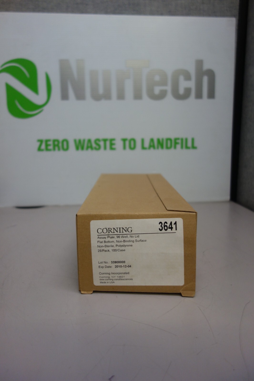 CORNING 3641 96 WELL FLAT BOTTOM NON-BINDING SURFACE ASSAY PLATES LOT OF 25