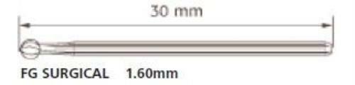 7 [a pack of 10 or 100] Round – Operative & Surgical Carbide Burs