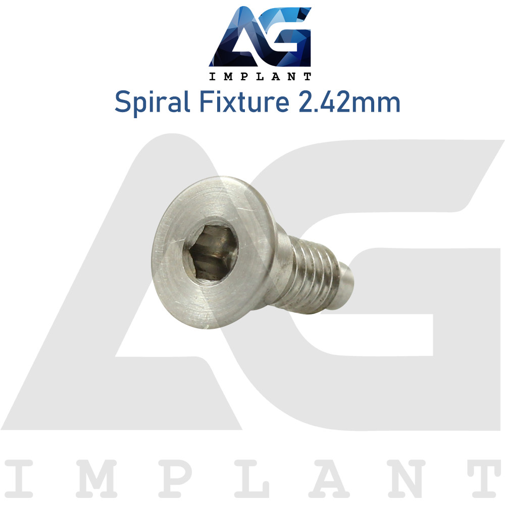 5 Spiral Fixture Titanium SLA Surface Int Hex 2.42mm Connection Dental Platform