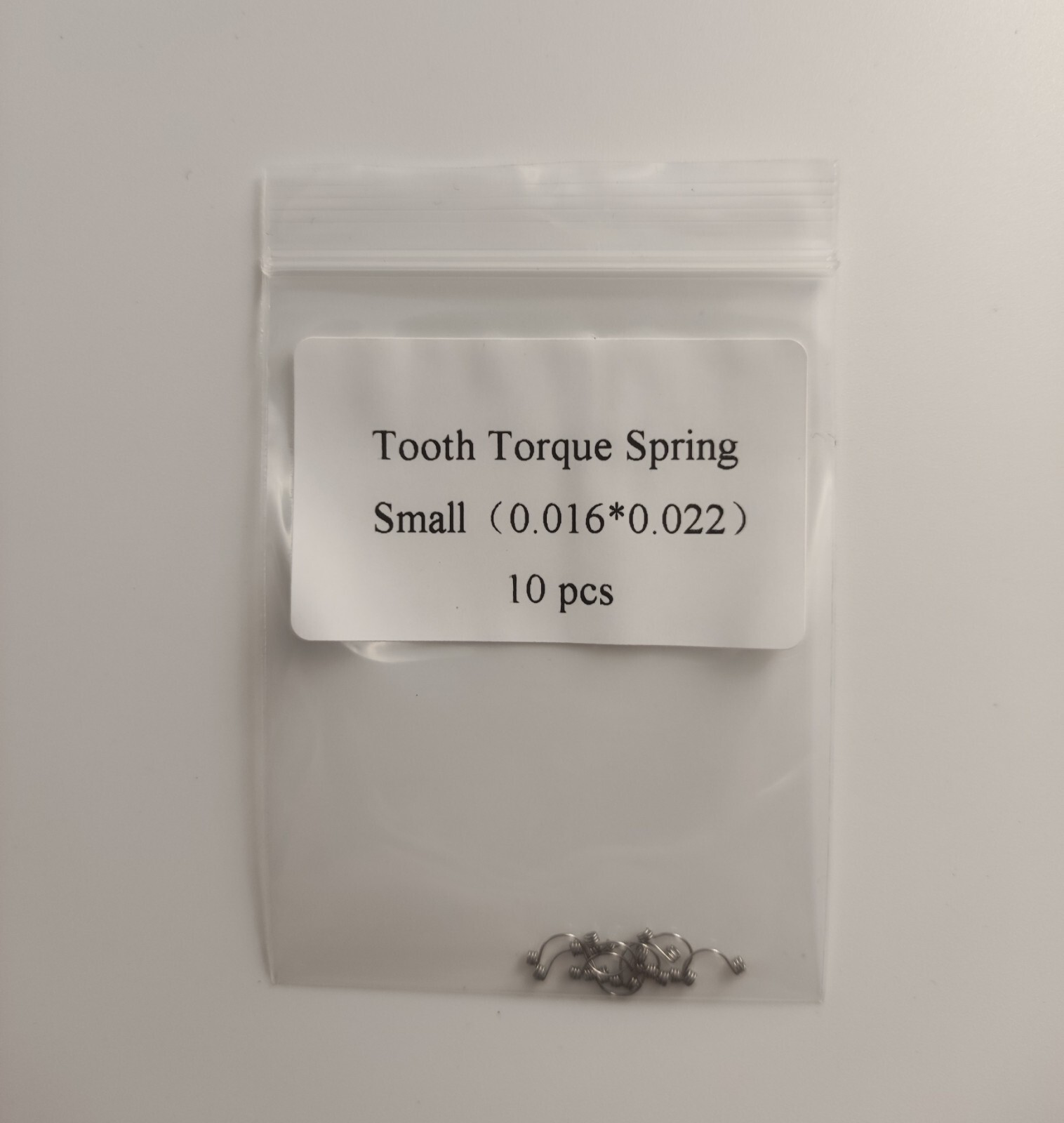 10 Pieces Dental Tooth Torque Spring For Anterior S/M/L 16*22/17*25/18*25/19*25