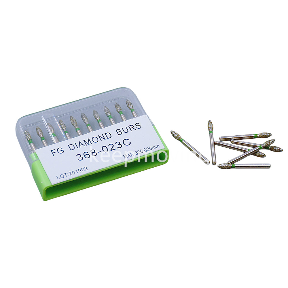 30 Burs Dental SUPER Multi-Use Endodontic Diamond Bur Football 368/023C Coarse