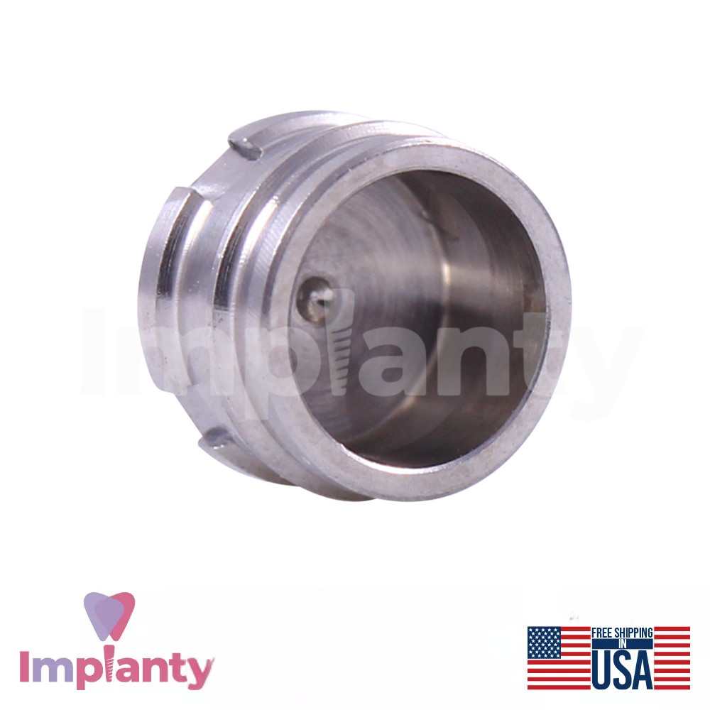 1x Dental Ball Attachment Extra Soft Silicone Set Titanium Int Hex 2.42 System