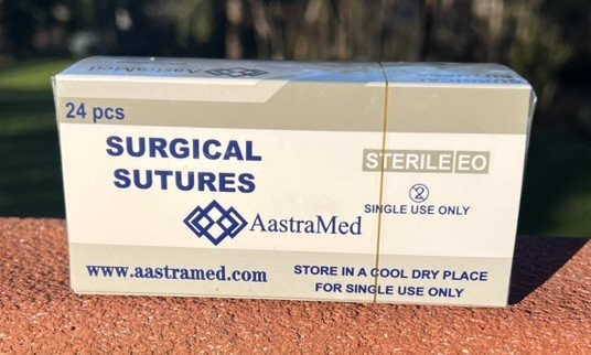Sutures 3/0 PDO/PDS 24/Box Veterinary Dental Medical Polydioxanone Monofilament