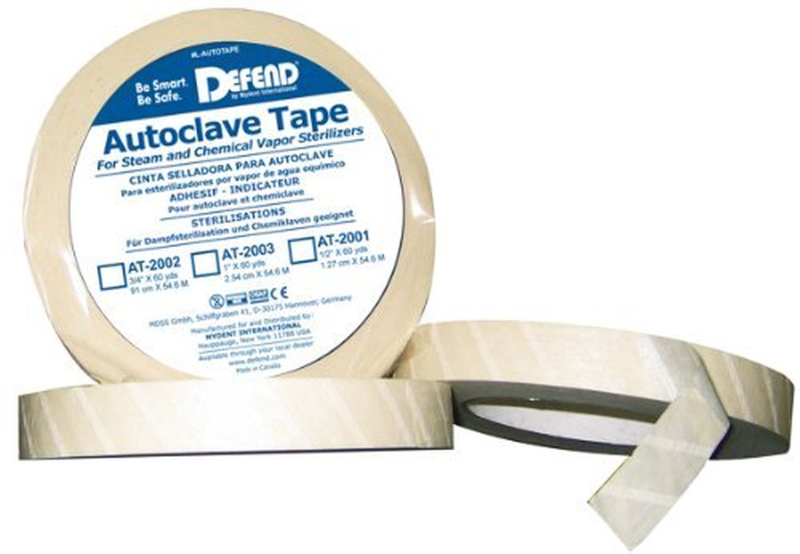 Autoclave Tape-Sterilization Tape (1/2″ wide)