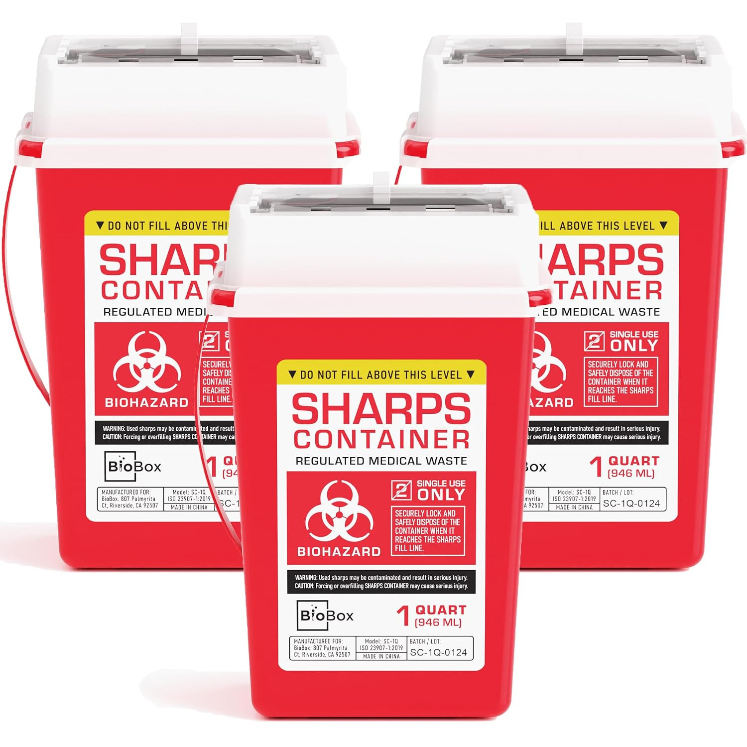 Sharps Container Small – Sharps Containers for Home Use and Labs – Portable Need