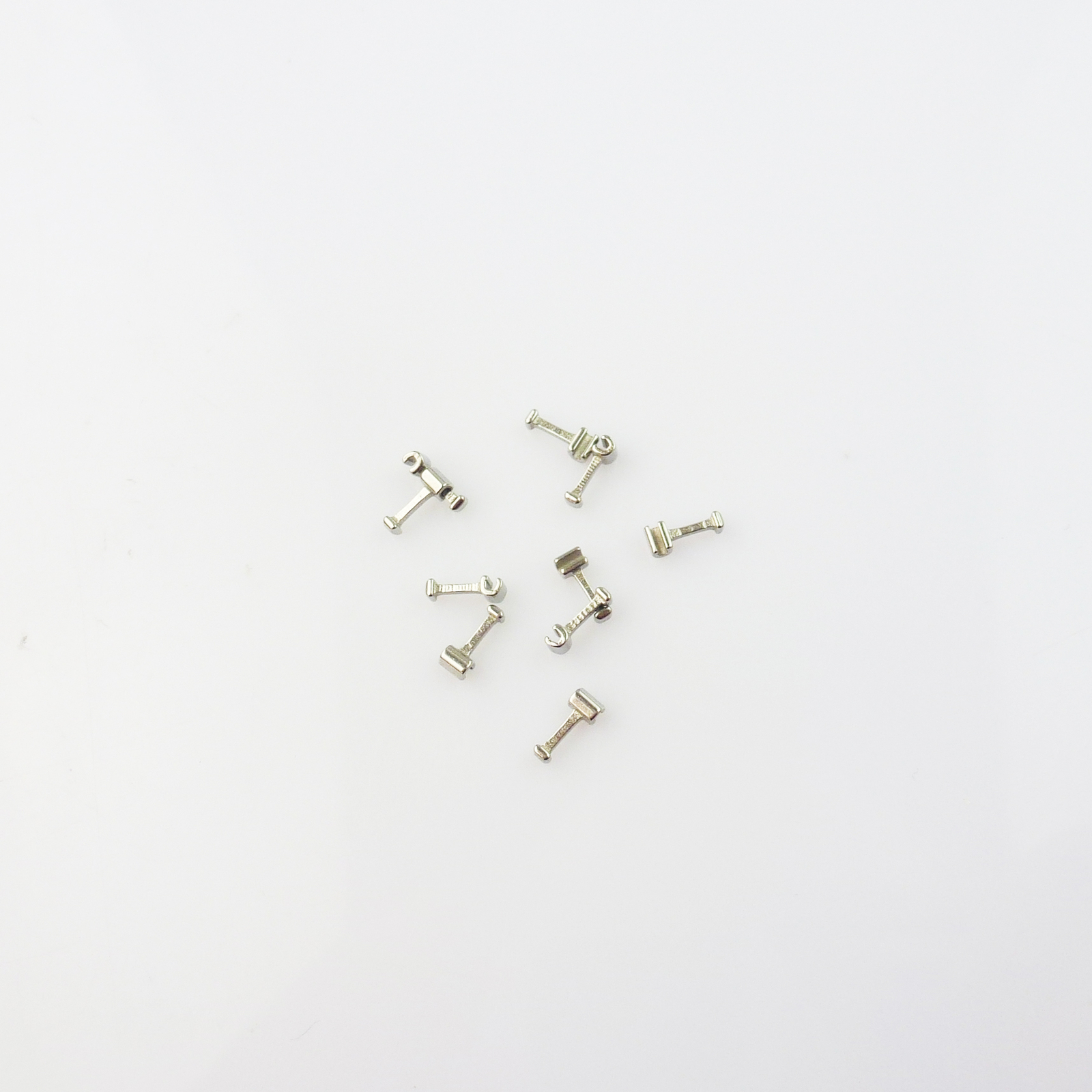 10pc Dental Stops Orthodontic Crimpable Hooks Short/Long/Left Cross tubes Braces