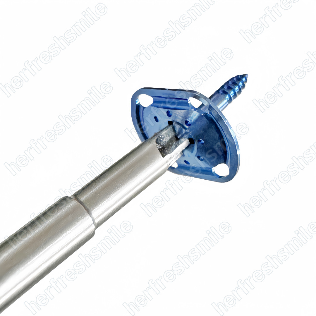 3Pcs Dental Thread Wide Head Tenting Screw Support Space Guide Screw Mandrel USA