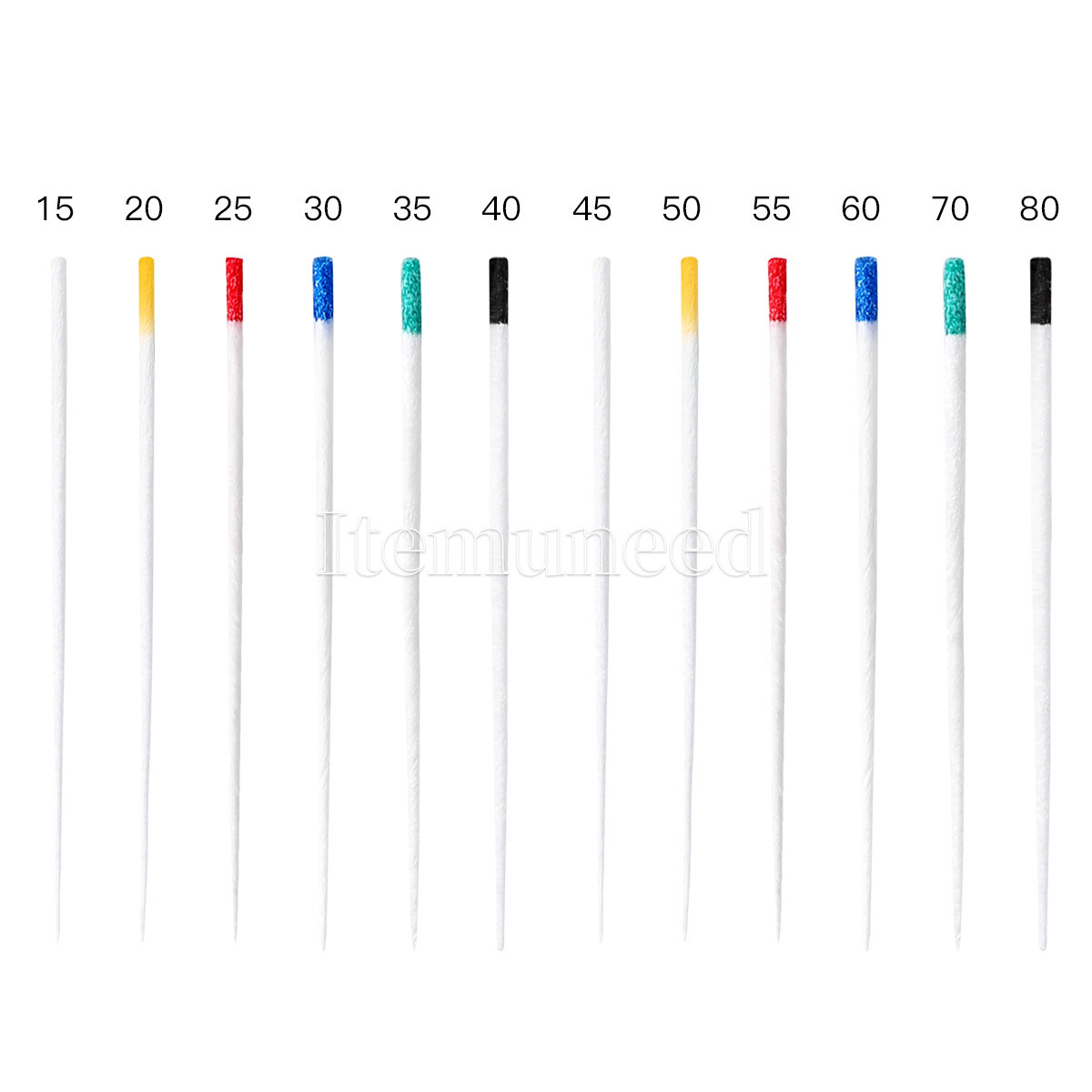 02/.04/.06 #15-40 Taper Dental Root Canal Absorbent Paper Points Color Coded