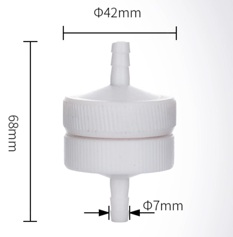 Filter Membrane Holder PTFE 13-90mm Detachable Acid Alkali Gas Resistant