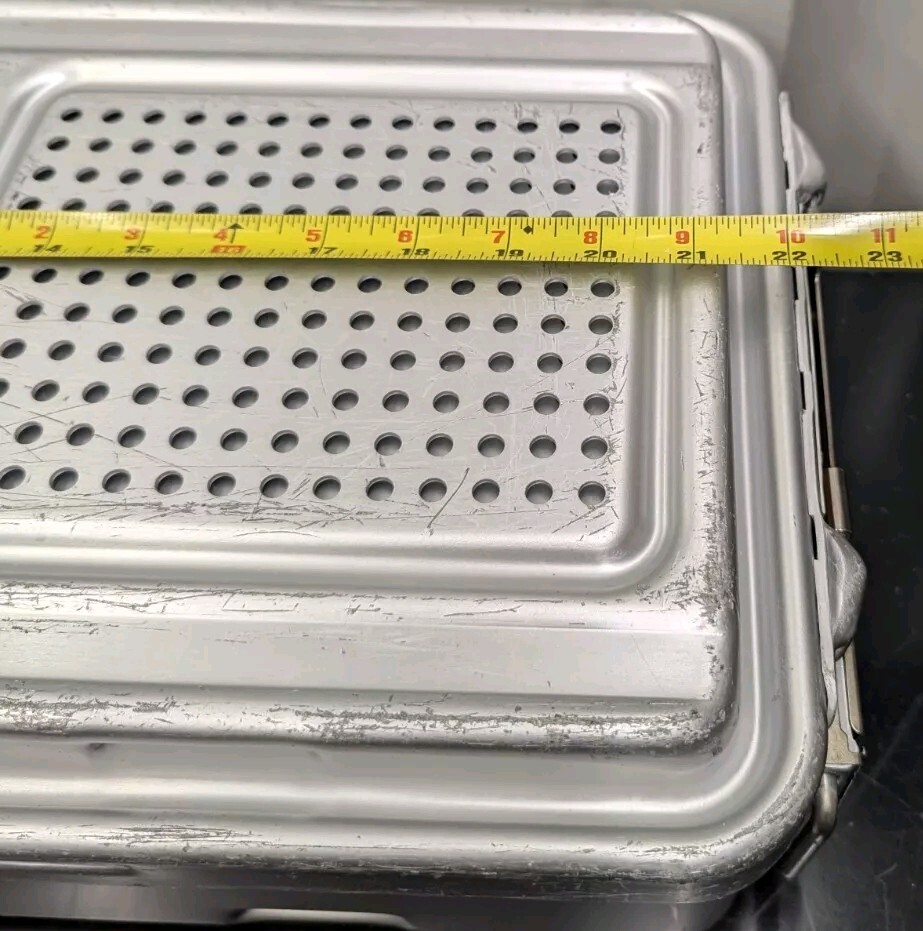 V. Mueller Genesis Sterilizer Case Autoclave Tray DINCD3-6LT 6″ Deep 22″x11″