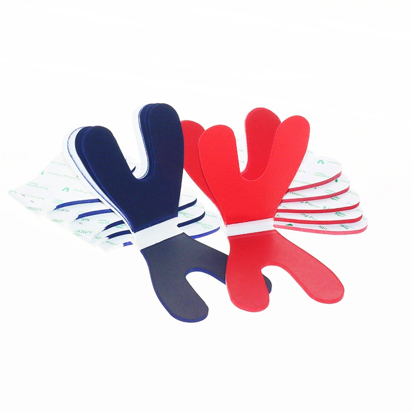120Sheets/Box Dental Articulating Paper Horseshoe Form Thick Type 100um Red/Blue