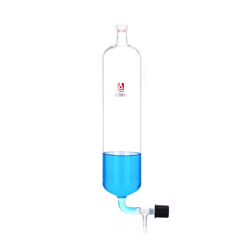 100ml-500ml Double-Layer Distillation Receiving Bottle Glass with Piston