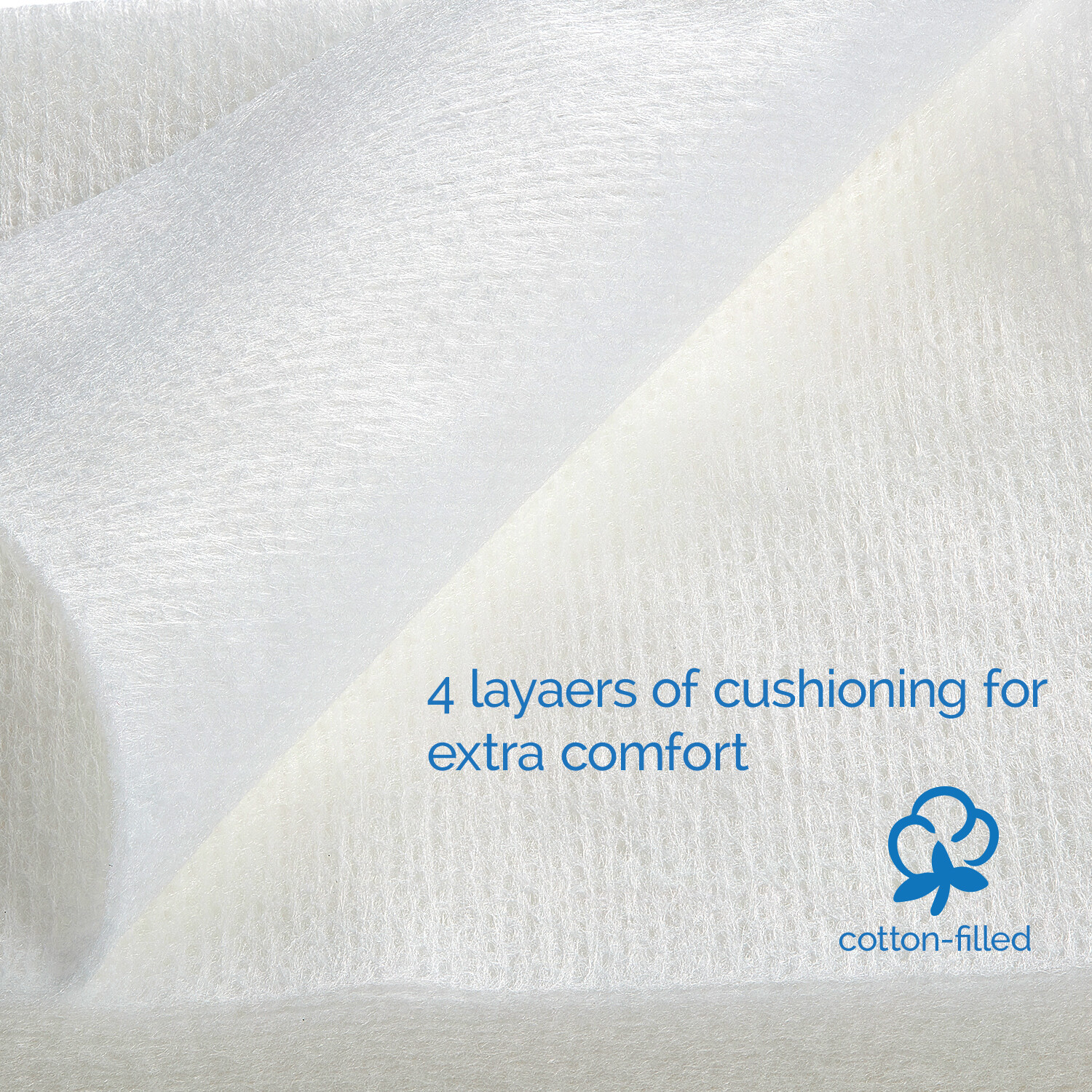 2000/10Bags JMU Dental Medical Gauze 4×4 Non Woven Sponges 4-Ply FDA Approved