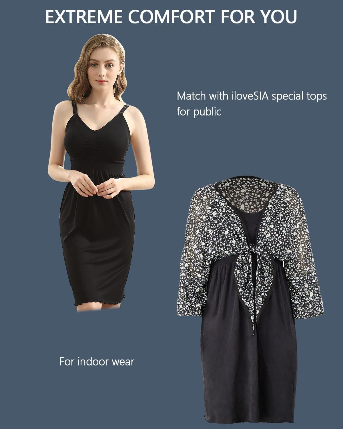 Soft Nursing Nightgowns for Postpartum Recovery