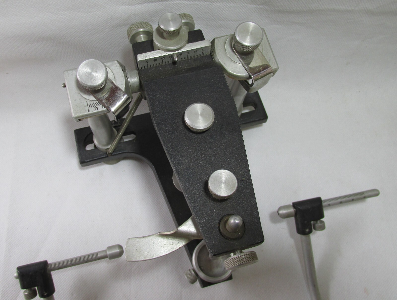 NICE USED SEMI ADJUSTABLE SPECIAL DENTAL ARTICULATOR «ESCUDO» MADE IN ARGENTINA