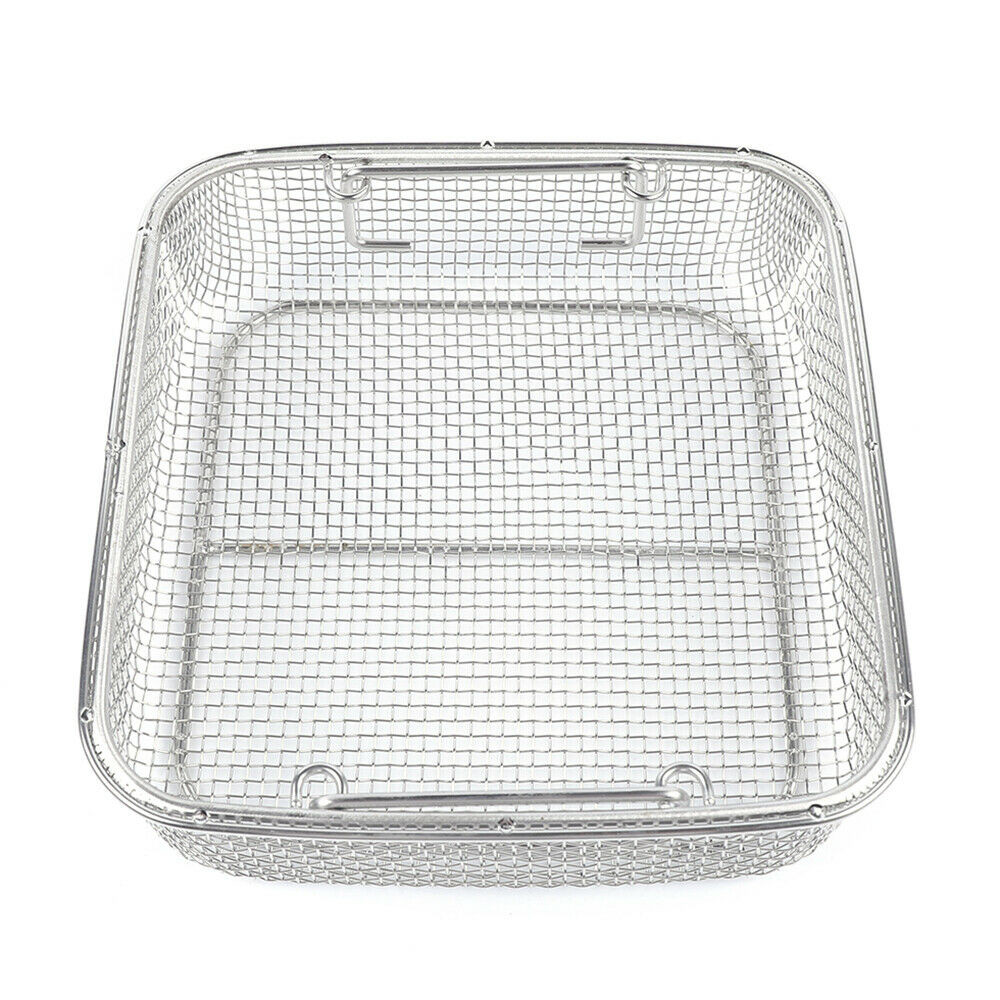 Mesh Tray Wire Basket Sterilization Cleaning Tray Surgical Holding Instruments