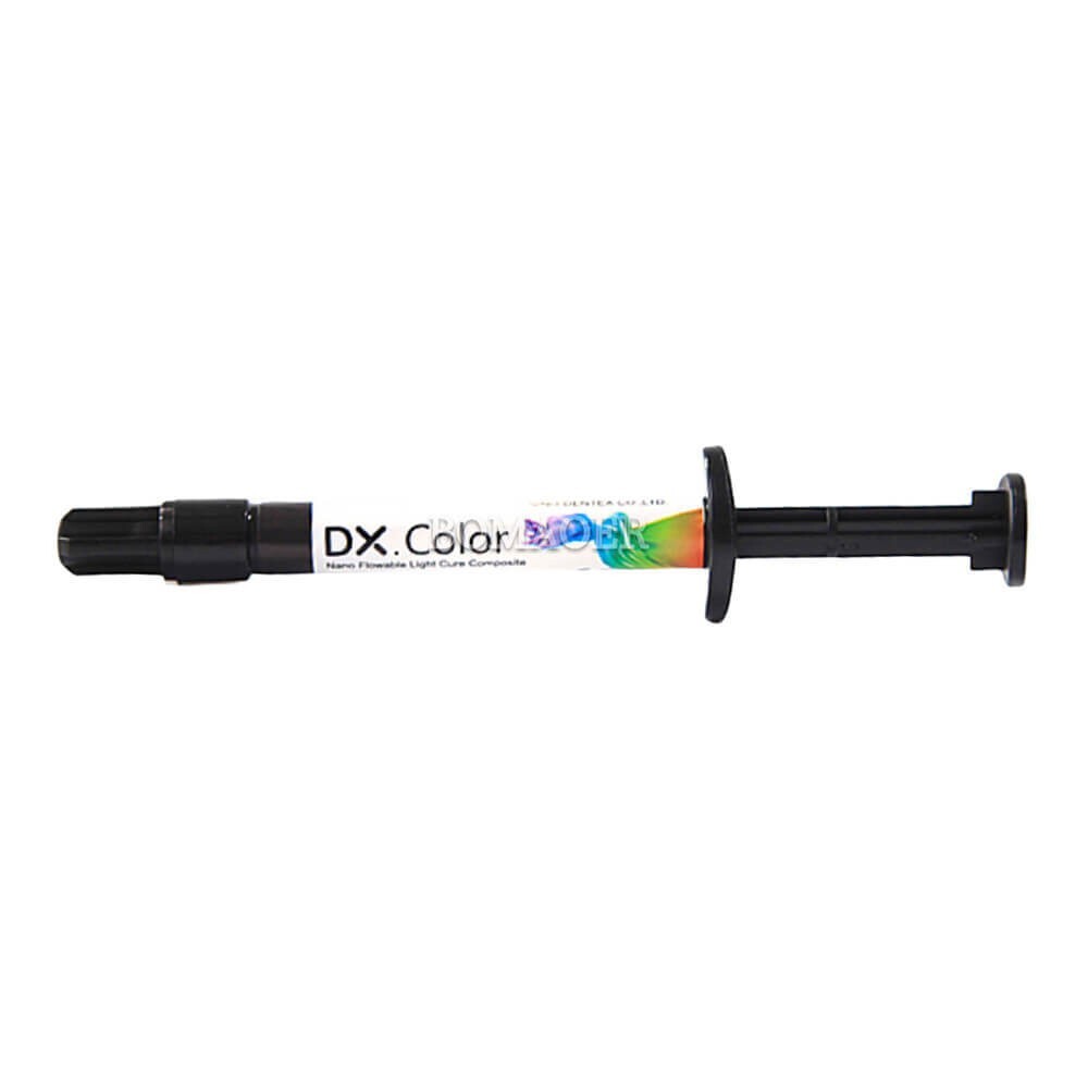 Dental Light Curing Flowable-Color Composite Resin 8-Color optional 1.5g/Syringe