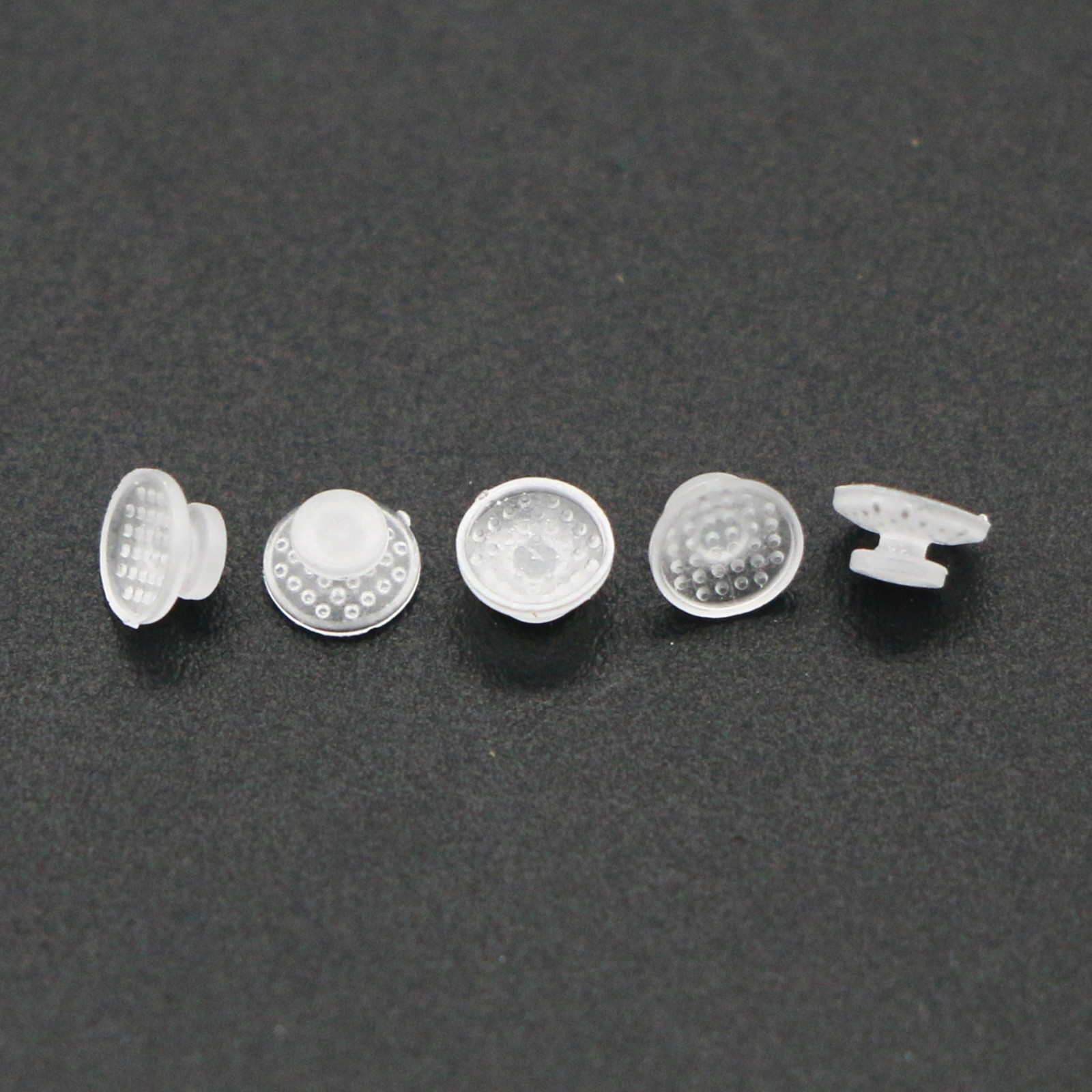 100Pcs Composite Dental Orthodontic Ceramic Clear Lingual Button Bondable Round