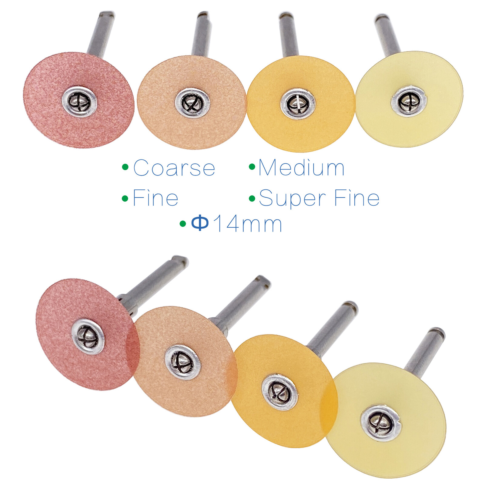 Dental Sof-Lex Soflex Contouring & Polishing All Sizes Pop-On Discs 0.55″ 14mm