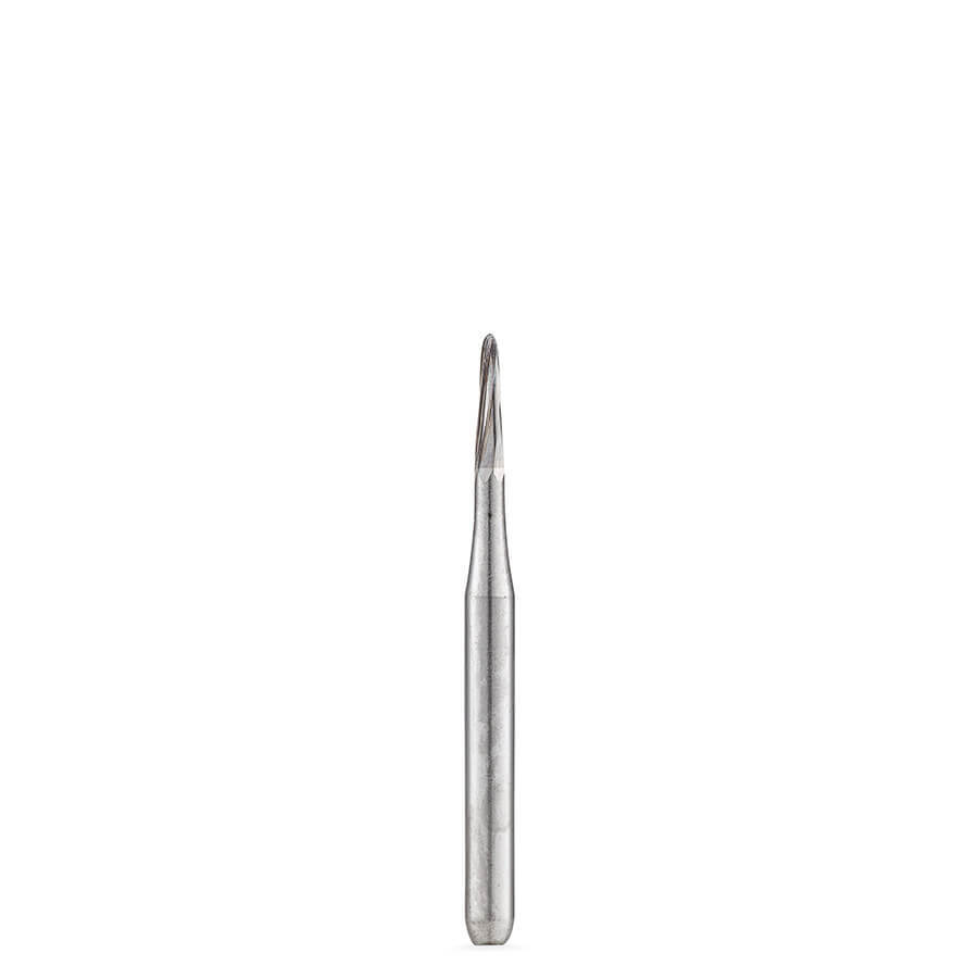 Premium FG/RA Round-End Taper Fissure Carbide Burs By Brasseler