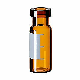 Vial 1.5ml Crimp Neck Vial, Wide opening ND11, 32 x 11.6mm Amber glass Qty 100