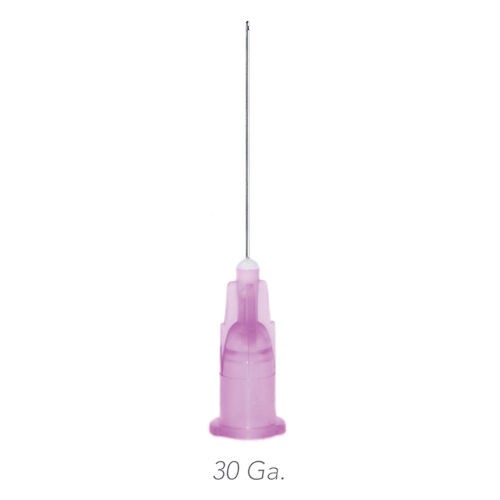 Endo Irrigation Needle Tips Side Port Needle Tip, 30 Gauge, 100/Box, Purple