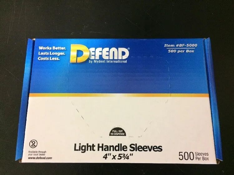 Defend 4″ x 5.75″ Light Handle Sleeves, T-Style, Fits Most Lights