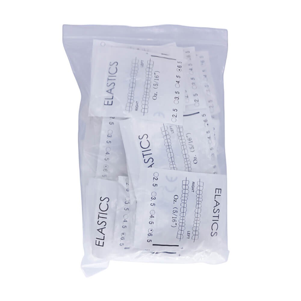 Dental Ortho Elastics non-Latex(silica gel) Braces Rubber Bands 6.5oz 3/16″4.8mm