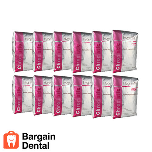 Hygedent Chromatic Fast Set MINT Flavour – Alginate Impression 1 lb (12 pack)