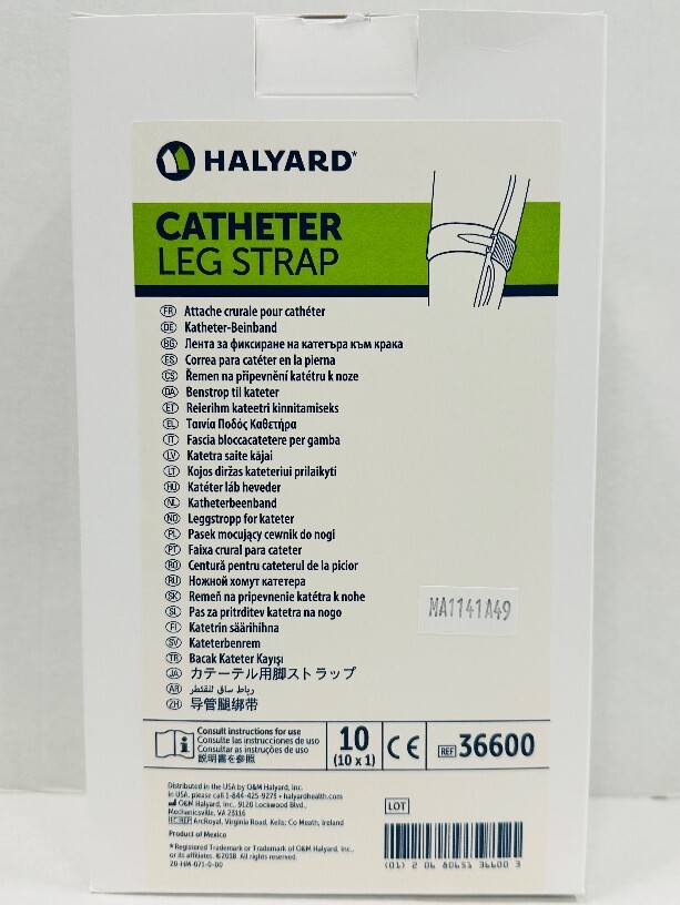 *10-Pieces* Halyard Health Catheter Leg Strap Tube Holder 36600