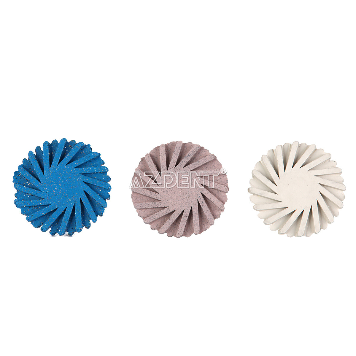 6Pcs Dental Composite Diamond System RA disc 14mm wheel polishing For Handpiece