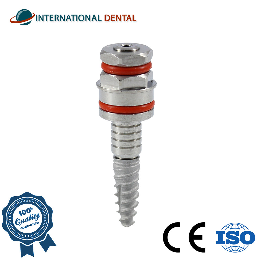 SLA Surface Titanium Conical Spiral Dental Fixture Narrow Platform 2.25mm