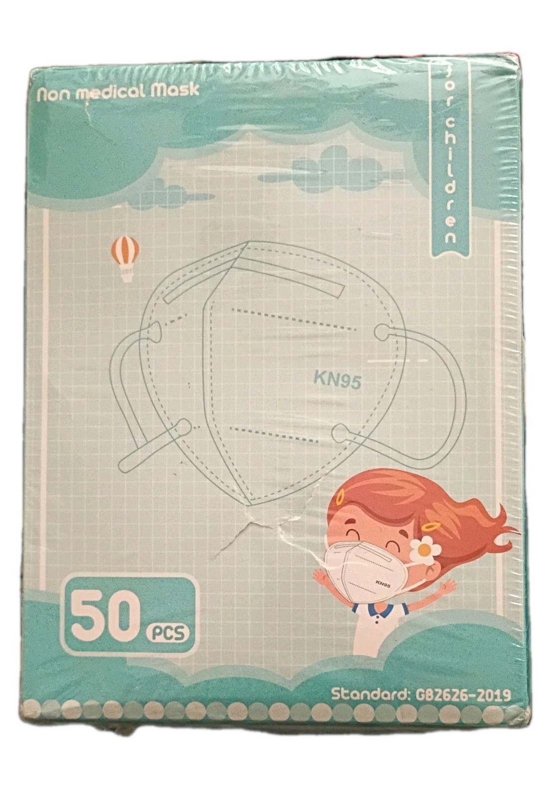 KN95 Masks for Children (50 count) Soft & Breathable Safe & Reliable BNIB