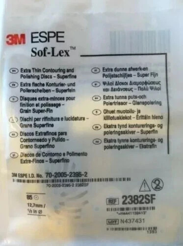 3M Sof-Lex soflex Discs Pack of 30 DISCS in all sizes 3.8″ 12.7 mm Dental