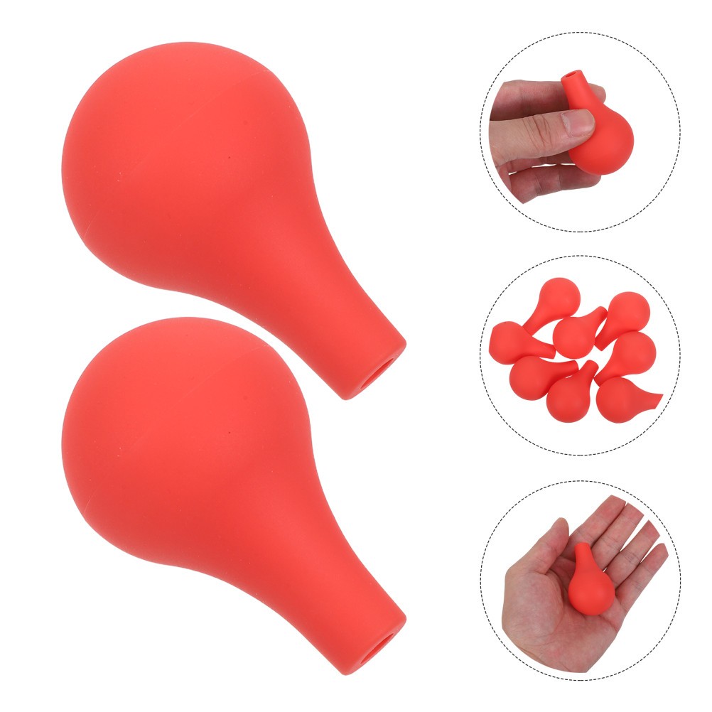 8 Pcs Pipette Ball Silicone Suction for Chemistry Labs Pump Bulb