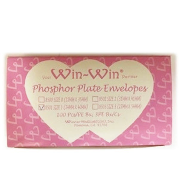 Barrier Envelopes, Phosphor Plate, Size#1, (300 pcs – 3 Boxes)
