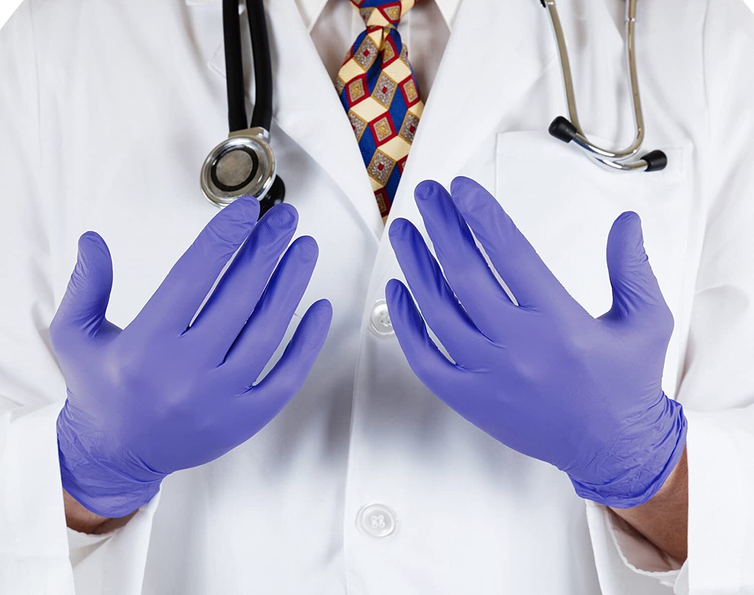 Adenna PRECISION Violet Nitrile Disposable Exam/Medical Gloves 4 Mil Powder Free