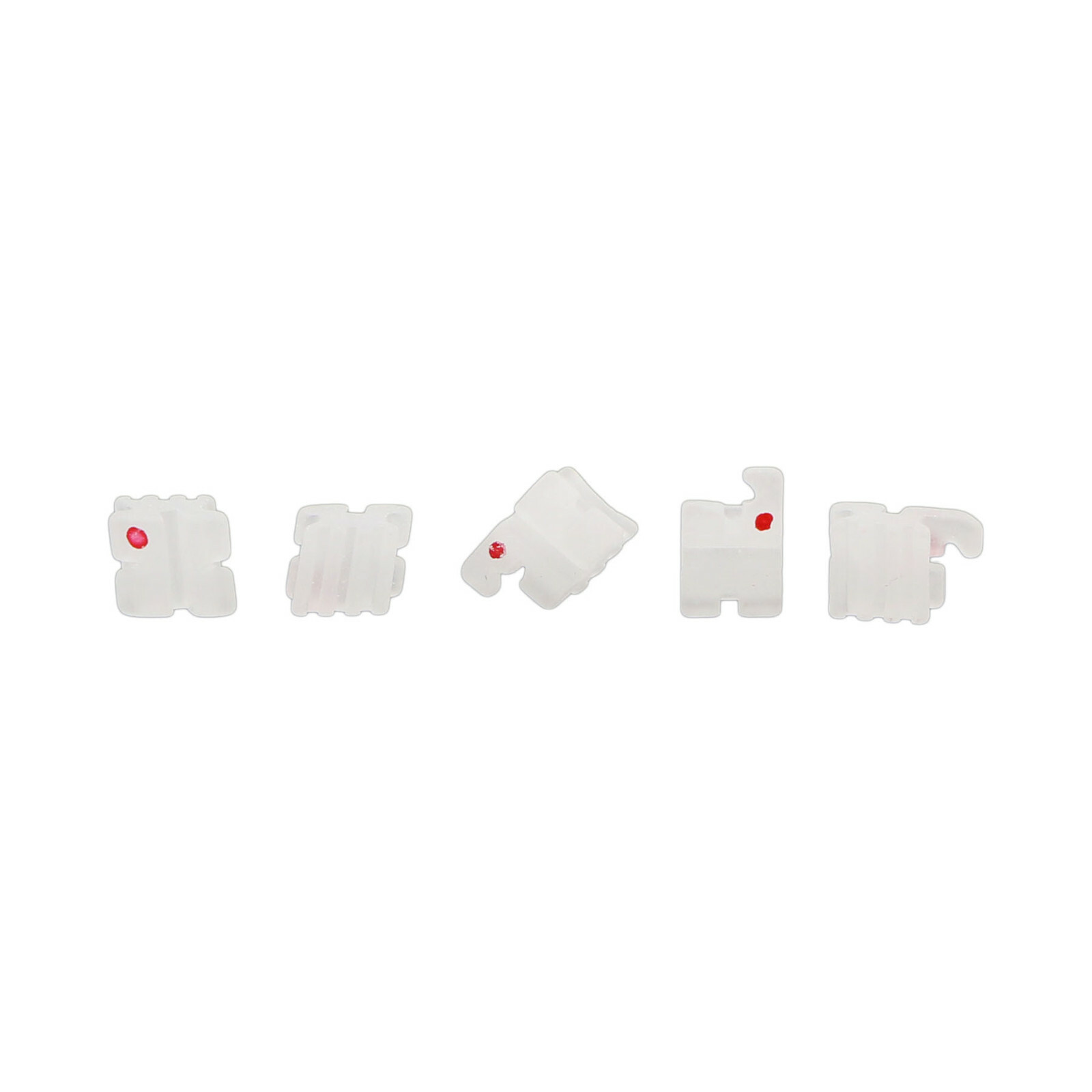 US Dental Orthodontic Ceramic White Clear Brackets Brace Roth 022 3 4 5 Hooks