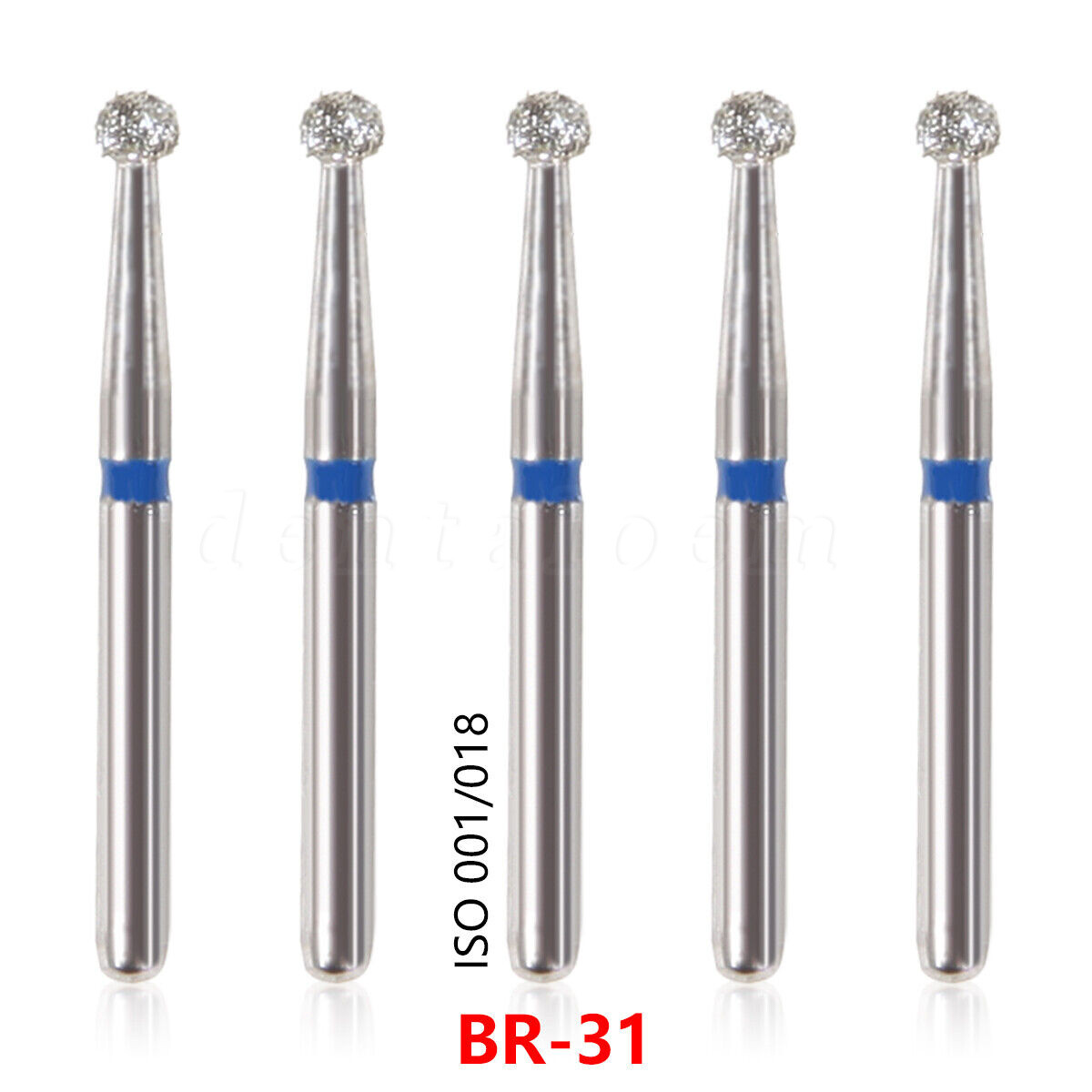 100x Brocas de fresa de diamante para dentista dental Taladro FG 1,6 mm 20 OEM