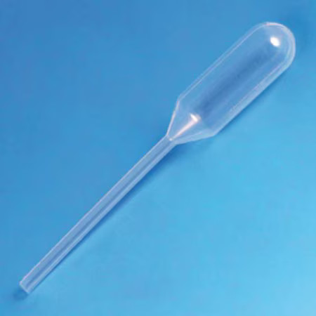 Globe Scientific 138040-500 Transfer Pipette, 1.2Ml, 65Mm L, Pk500