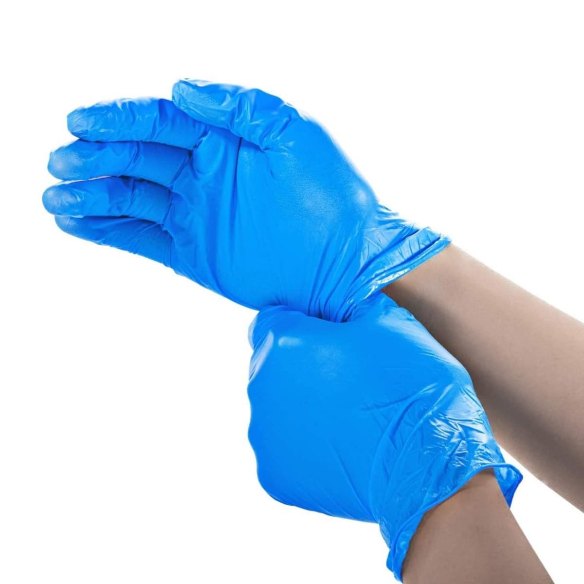 Basic Vinyl Exam Gloves, Latex-Free, Powder-Free, Disposable, Medium, Case of 1,