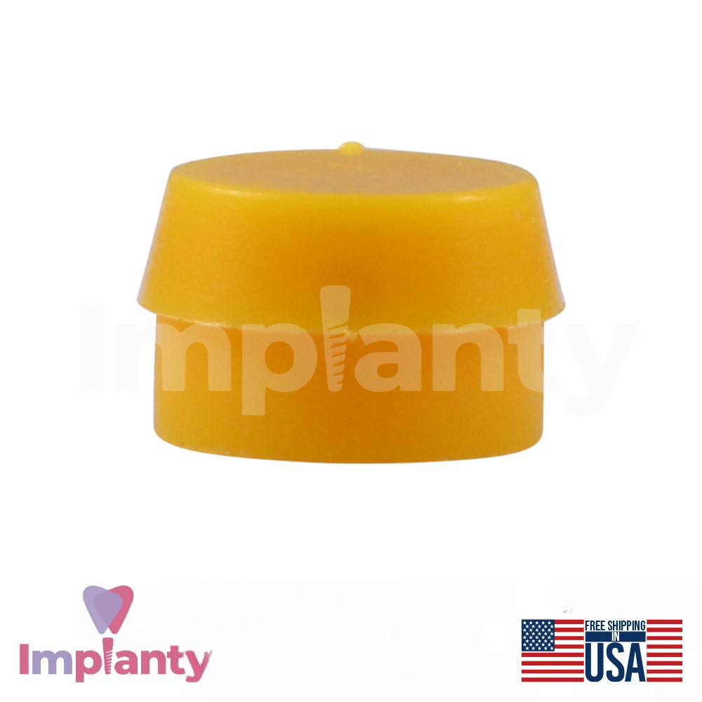 1x Dental Ball Attachment Extra Soft Silicone Set Titanium Int Hex 2.42 System