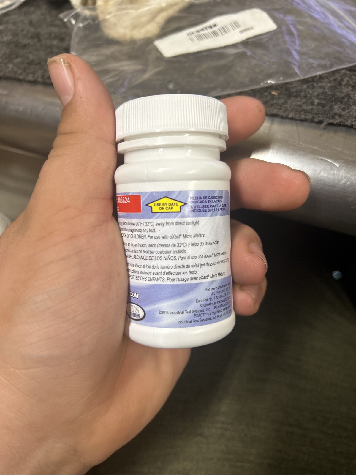 Industrial Test Systems 486624 Micro 7 Plus Ph Acid Reagent 9KYN8
