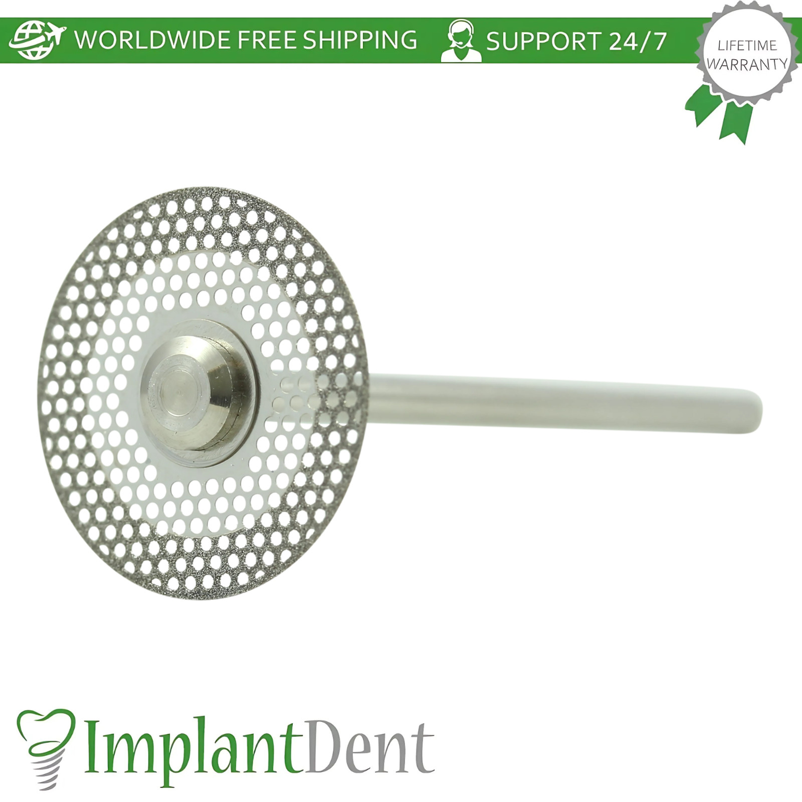 MDT Dental Extra Fine Grit Diamond Coated Double Sided Open Mesh Super Flex Disc