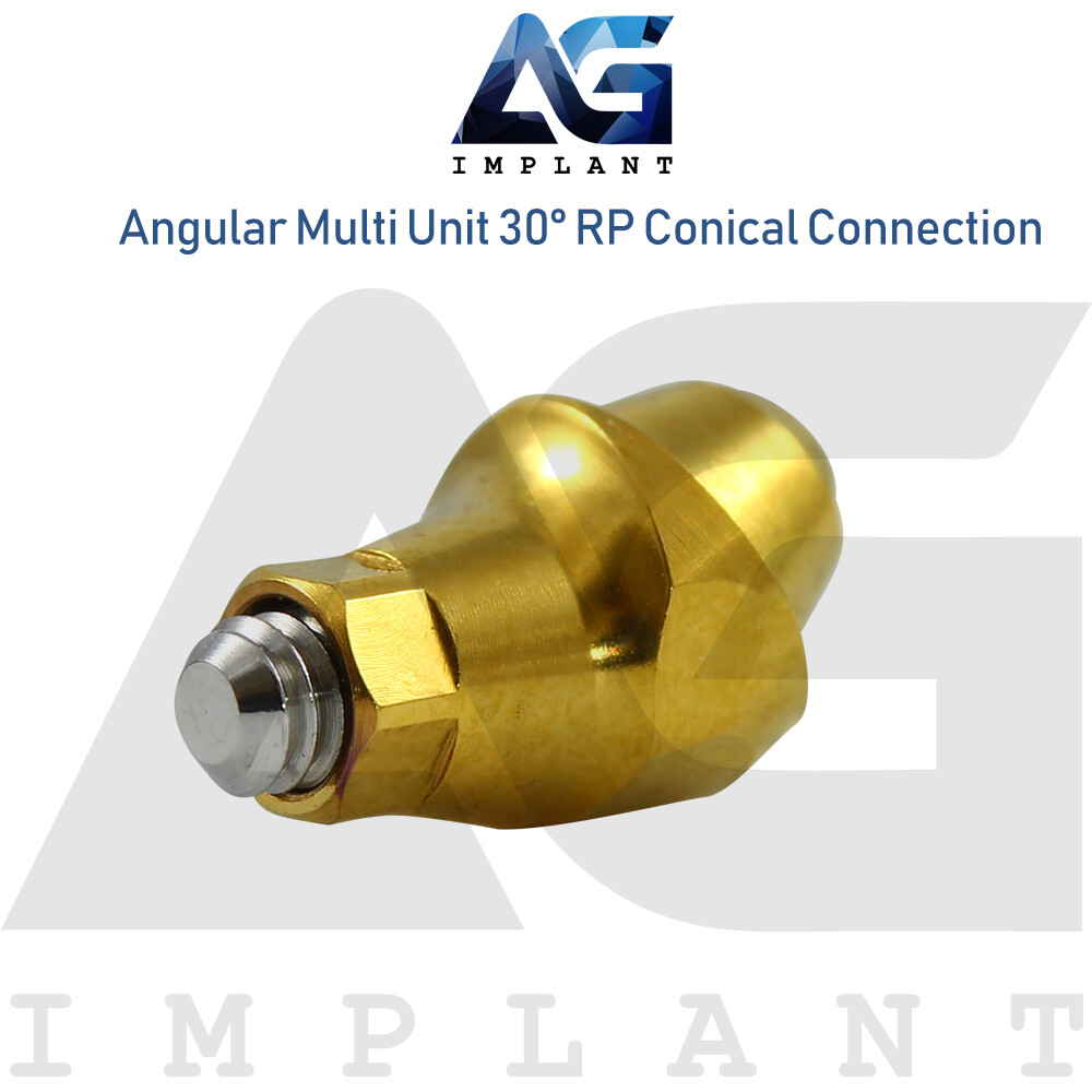 Angular Multi Unit Abut ment 30° Full Kit Conical Connection RP 2.65mm Hex