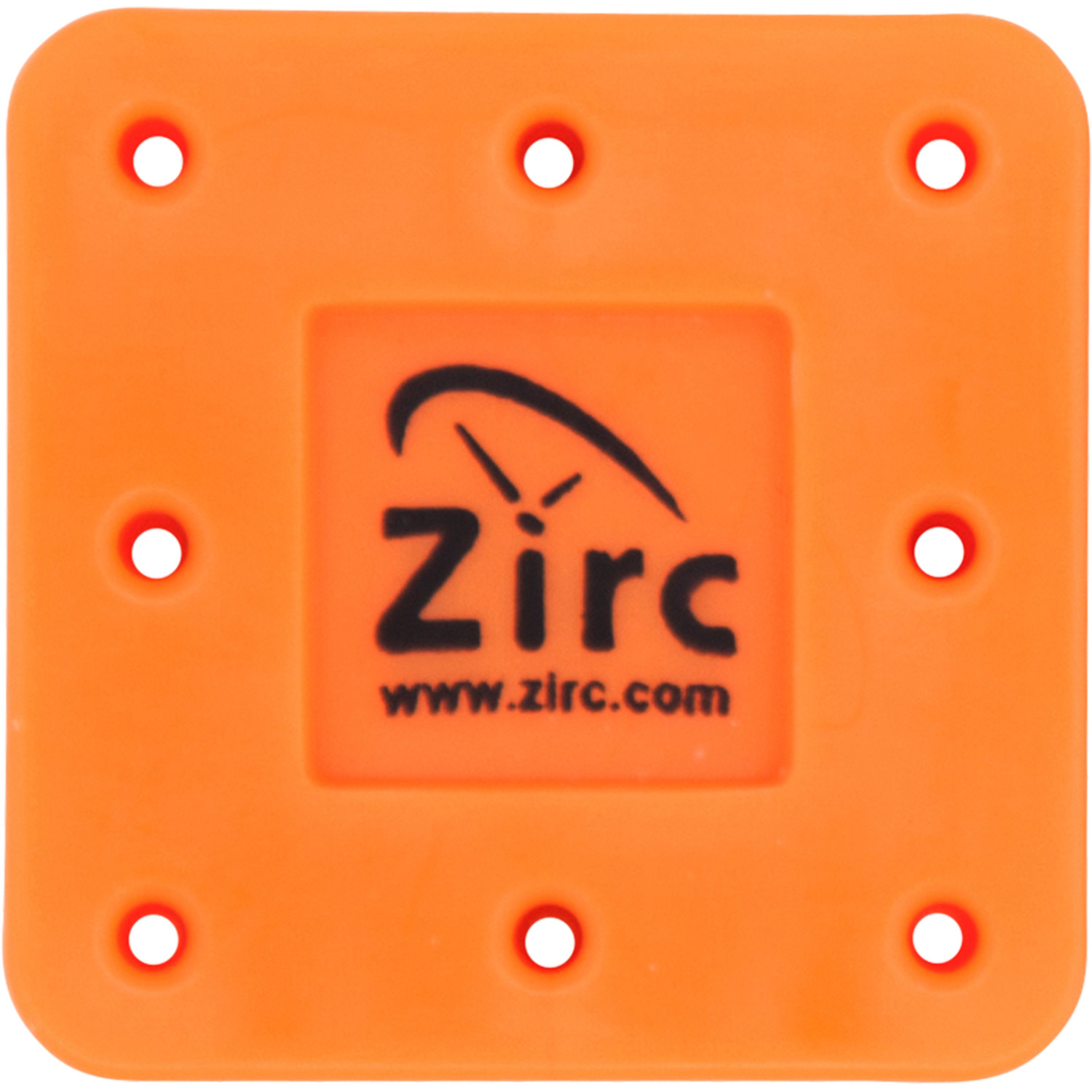 Zirc Dental 50Z400Q Magnetic Bur Block 8-Hole Neon Orange