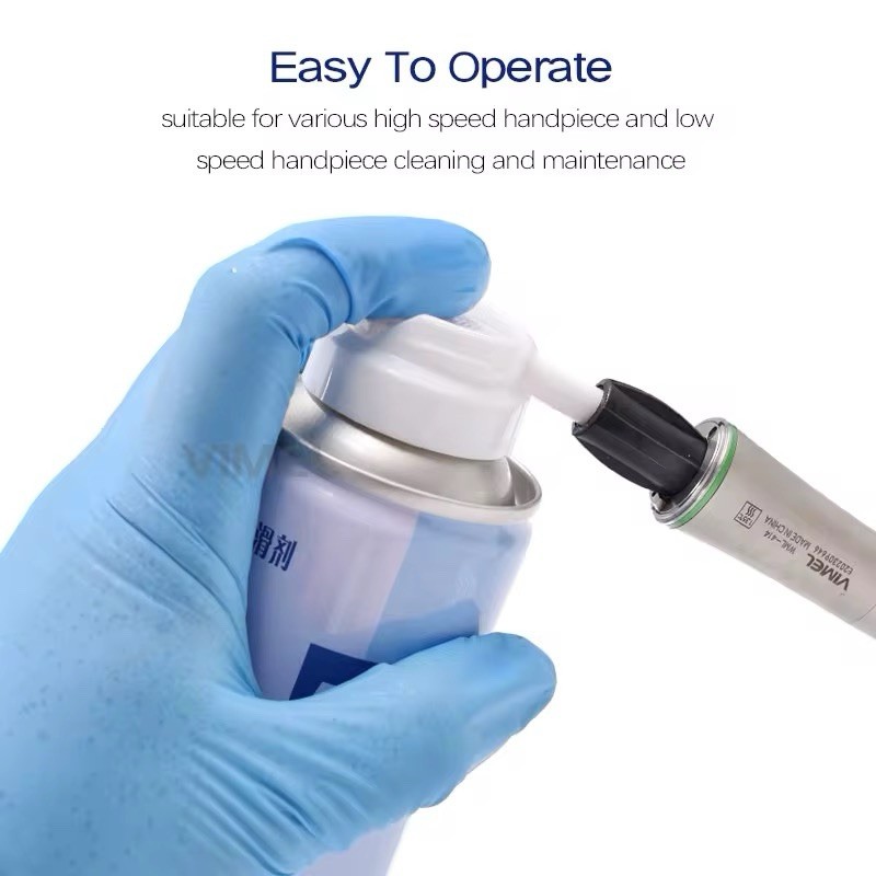 BENDECHK Cleaning Handpiece Lubricant Spray 550mL for KAVO MIDWEST NSK W/ Nozzle